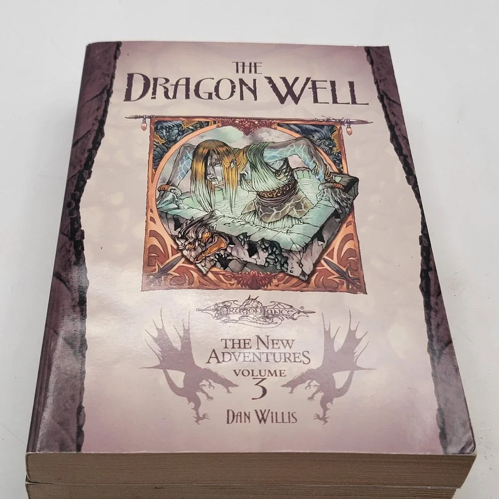 Dragonlance 2 Book Lot PB 1st Print 2004 Weis Hickman Dan Willis Young Adult